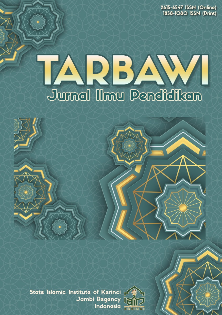 					View Vol. 20 No. 2 (2024): Tarbawi : Jurnal Ilmu Pendidikan
				